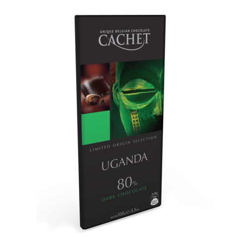 Cachet Origins - Uganda 80% Dark Chocolate Bar