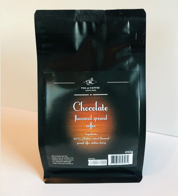 T&C CHOCOLATE flavoured ready ground coffee  250 g