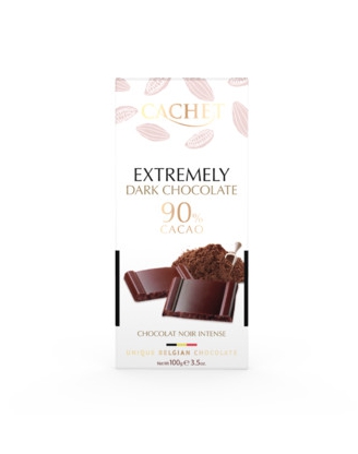 CACHET Extremely Dark Chocolate - 90% Cocoa