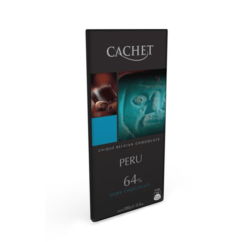 CACHET Dark Chocolate 64% Cocoa Peru Origin